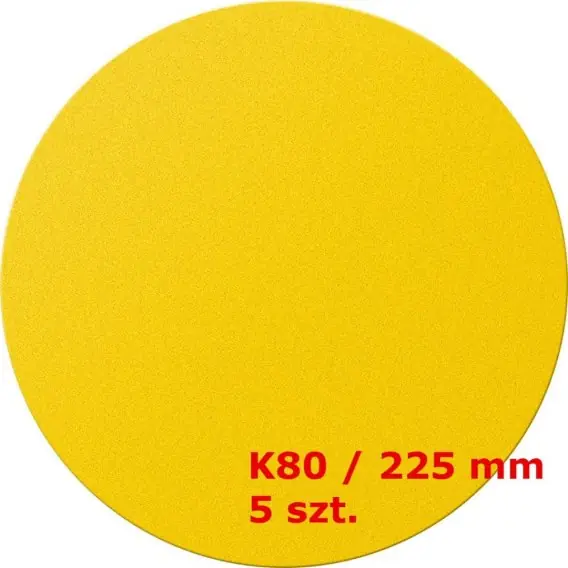 Darmowy zwrot Krążki ścierne 225 mm, K120, 5 szt.